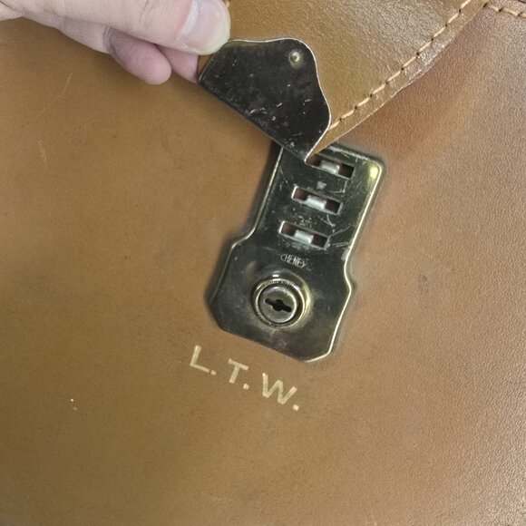 Vintage 1960s Cooper-Weeks Leather Lawyer / Teacher bag - Picture 6 of 11